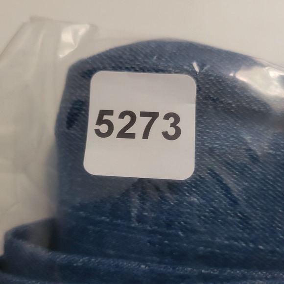 Studio Womens Jeans 2 Petite‎ High Rise Slim Straight Leg Distressed Blue Denim - Picture 16 of 16